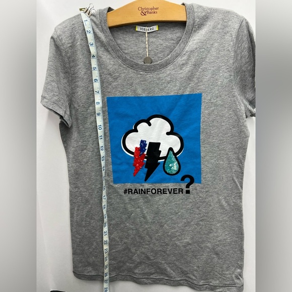 Iceberg forever rain shirt, Italian brand size 38/ US small - Picture 8 of 11